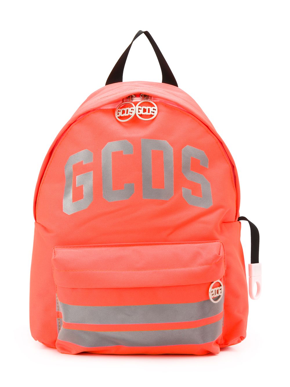 Gcds Kids' Reflective Logo Backpack In Orange