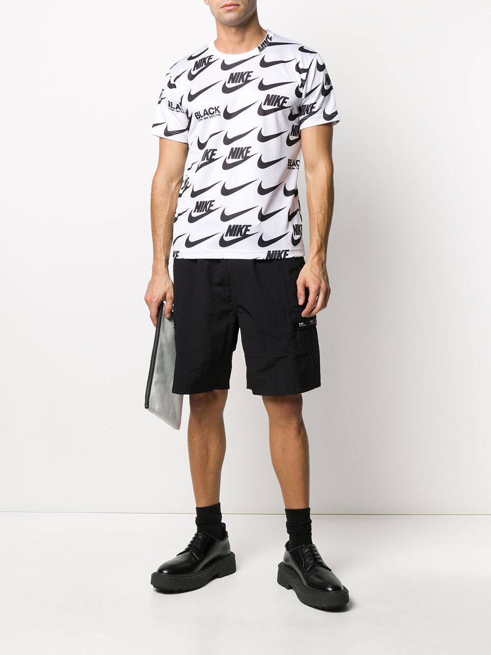 фото Comme des garçons homme plus x nike black crew-neck t-shirt