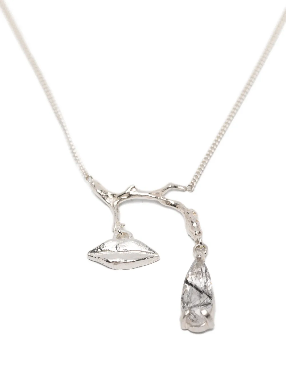 Wouters & Hendrix Lips Pendant Necklace   Silber 