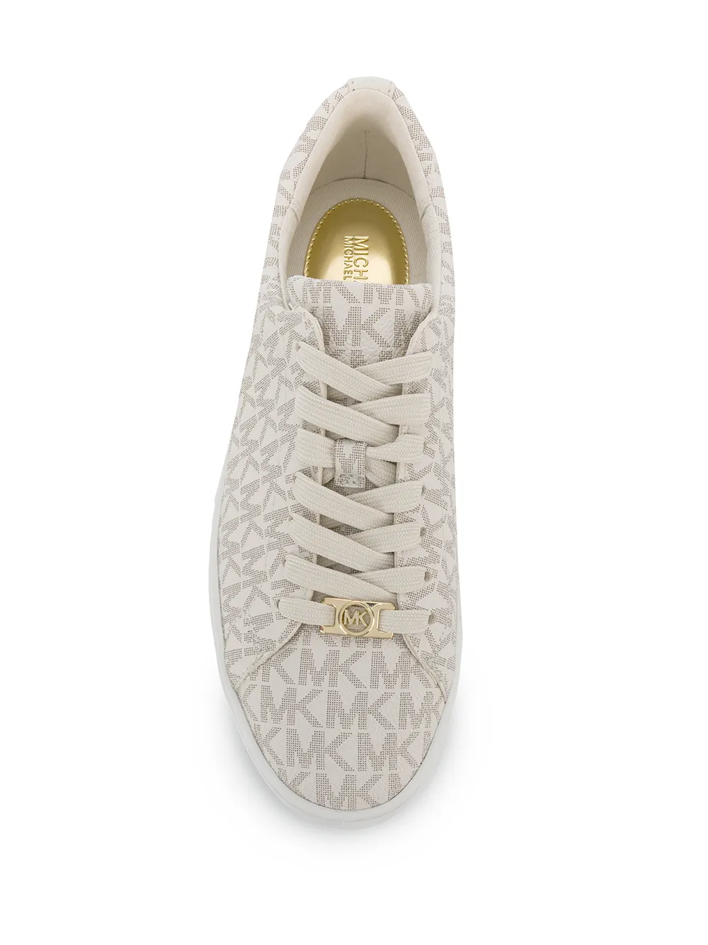 Michael Kors monogram-print sneakers Neutrals