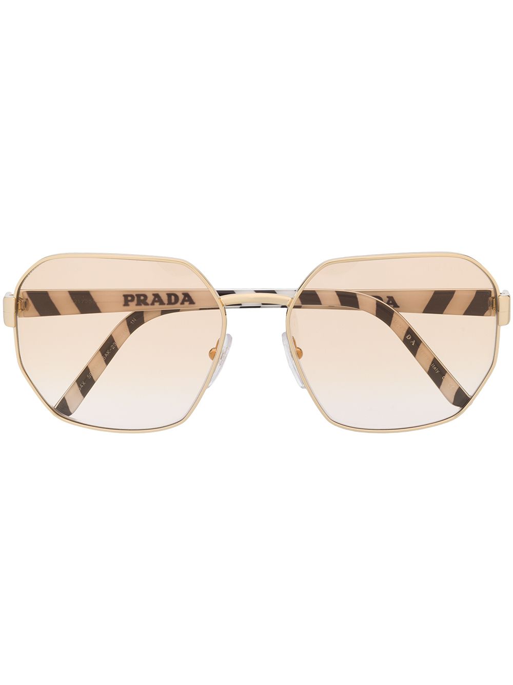 фото Prada eyewear oversized-frame logo sunglasses