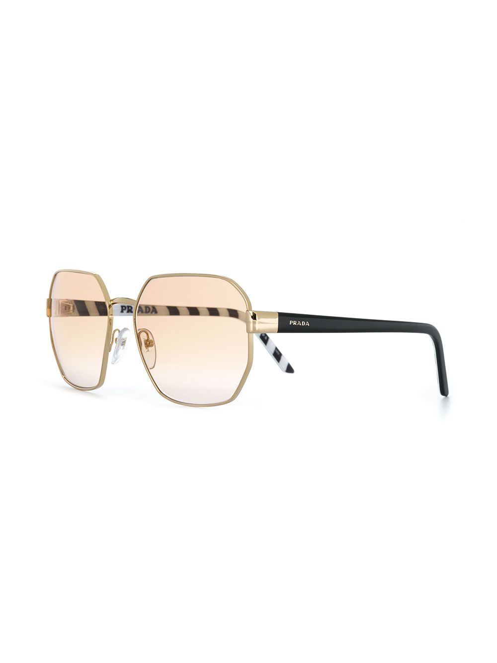 фото Prada eyewear oversized-frame logo sunglasses