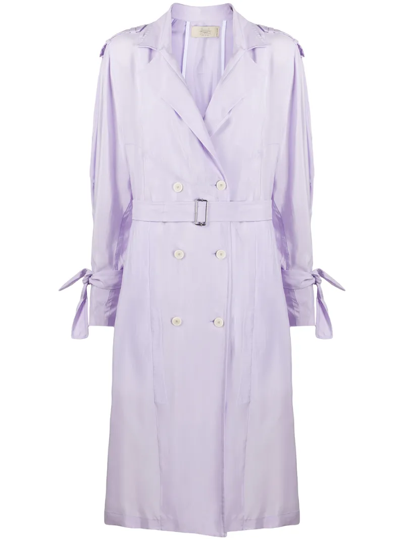 MAISON FLANEUR LOOSE FIT BELTED TRENCH COAT