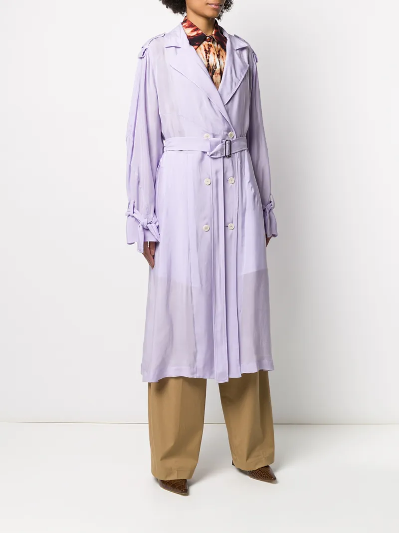 MAISON FLANEUR LOOSE FIT BELTED TRENCH COAT