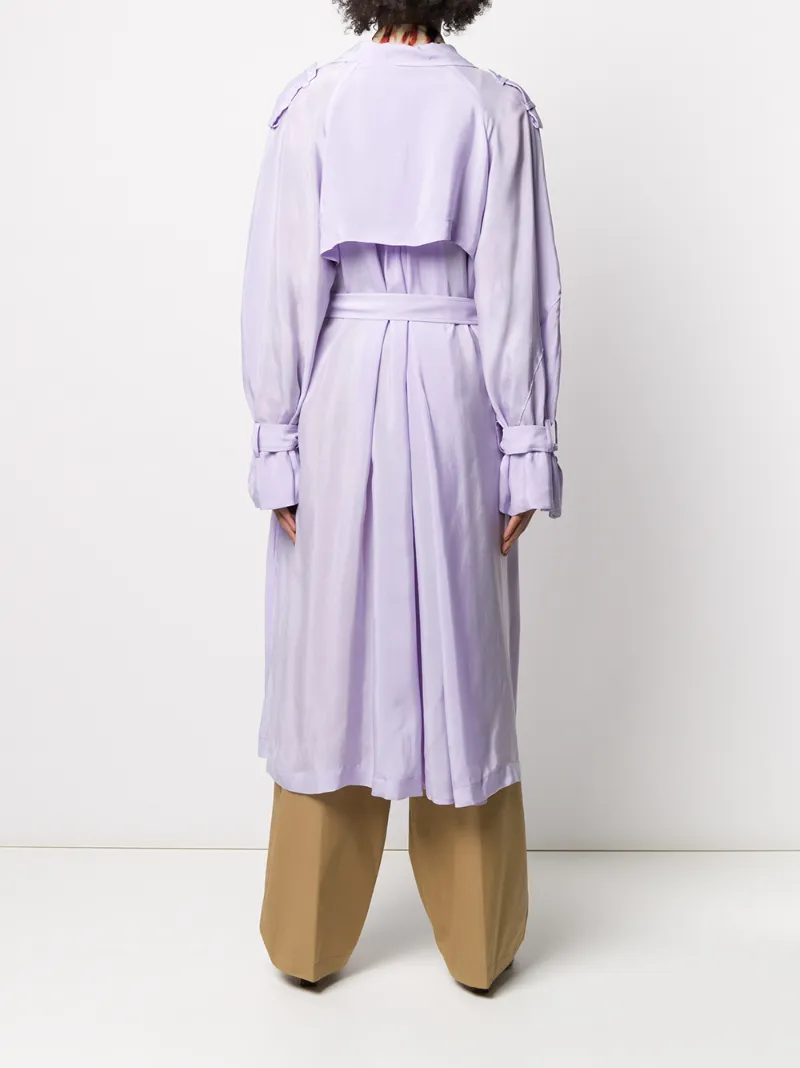 MAISON FLANEUR LOOSE FIT BELTED TRENCH COAT