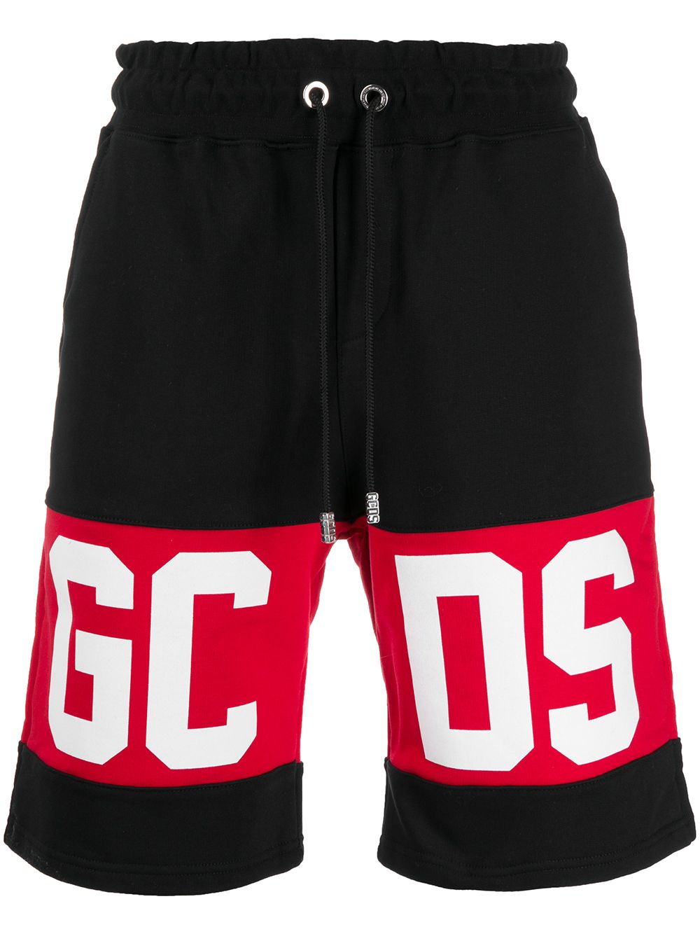 Gcds Logo-print Track Shorts In Schwarz