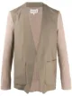 الصورة 1 من Maison Margiela بليزر متعدد الخامات