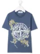 الصورة 1 من Stone Island Junior تيشيرت بشعار وطبعة كاموفلاج