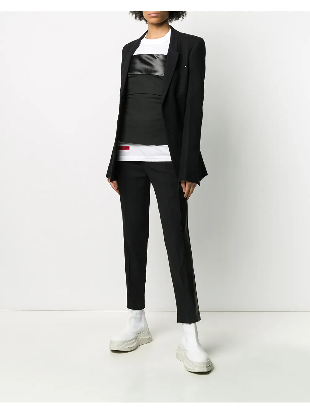 Rick Owens Broek met zijvlak - Zwart