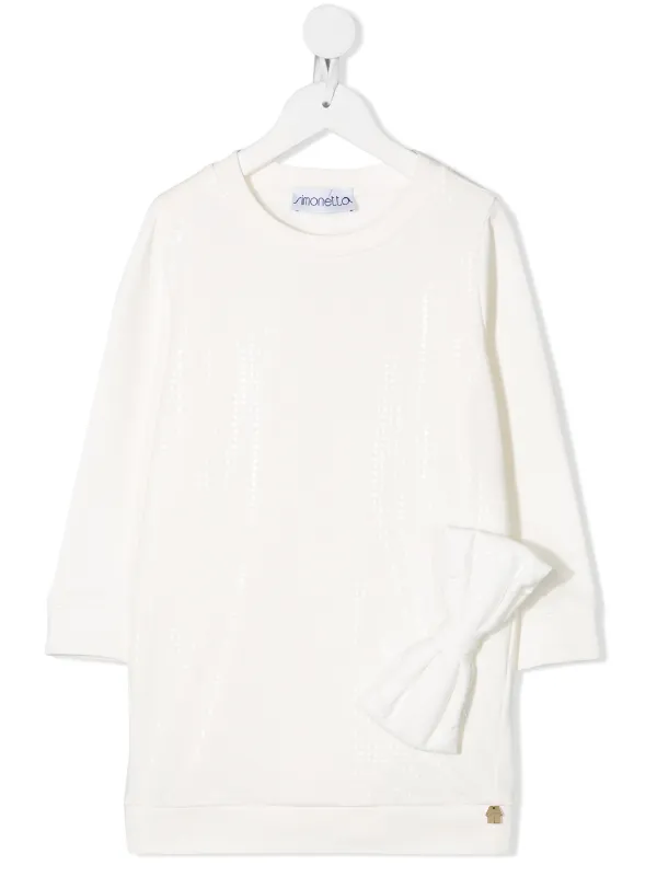 embellished sweater dress