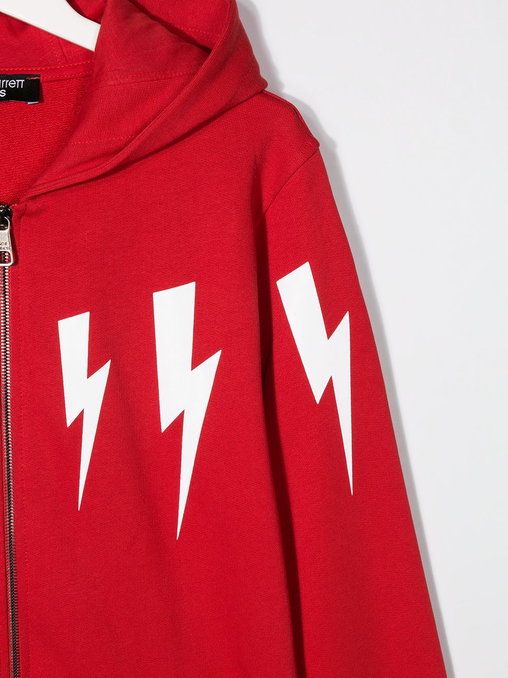 фото Neil barrett kids teen lightning bolt hoodie