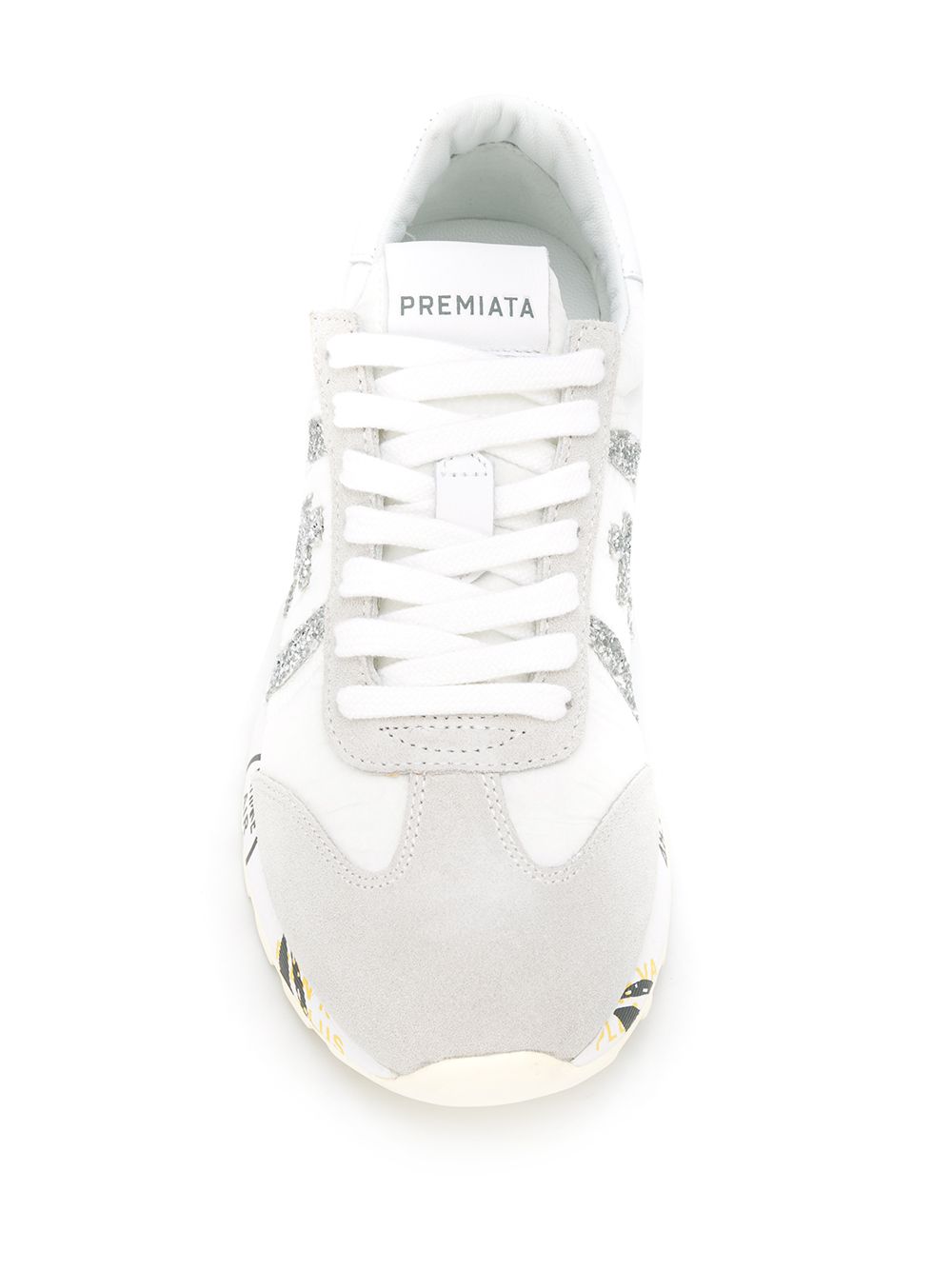 фото White premiata lucy-d glitter-embellished sneakers