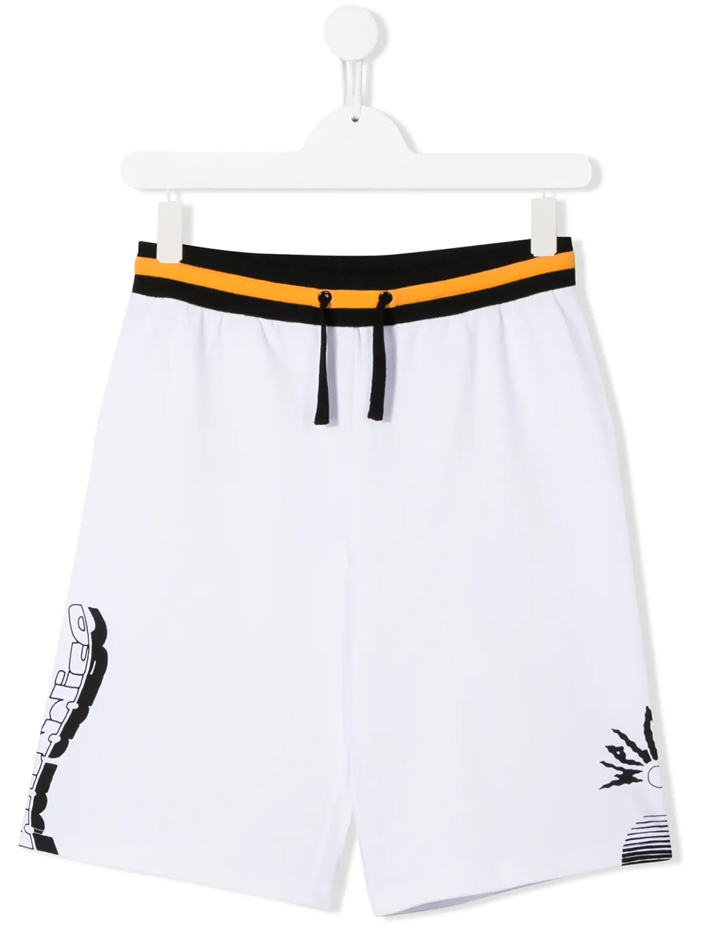 Stella Mccartney Teen Paradise Print Shorts In White