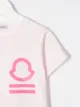 Moncler Kids تيشيرت برقبة دائرية وطبعة شعار