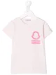 الصورة 1 من Moncler Kids تيشيرت برقبة دائرية وطبعة شعار