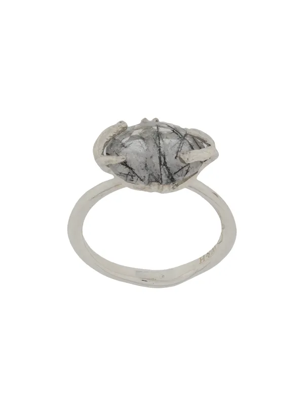 tourmaline in quartz ring