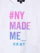Dkny Kids تيشيرت بشعار الماركة وربطة أمامية