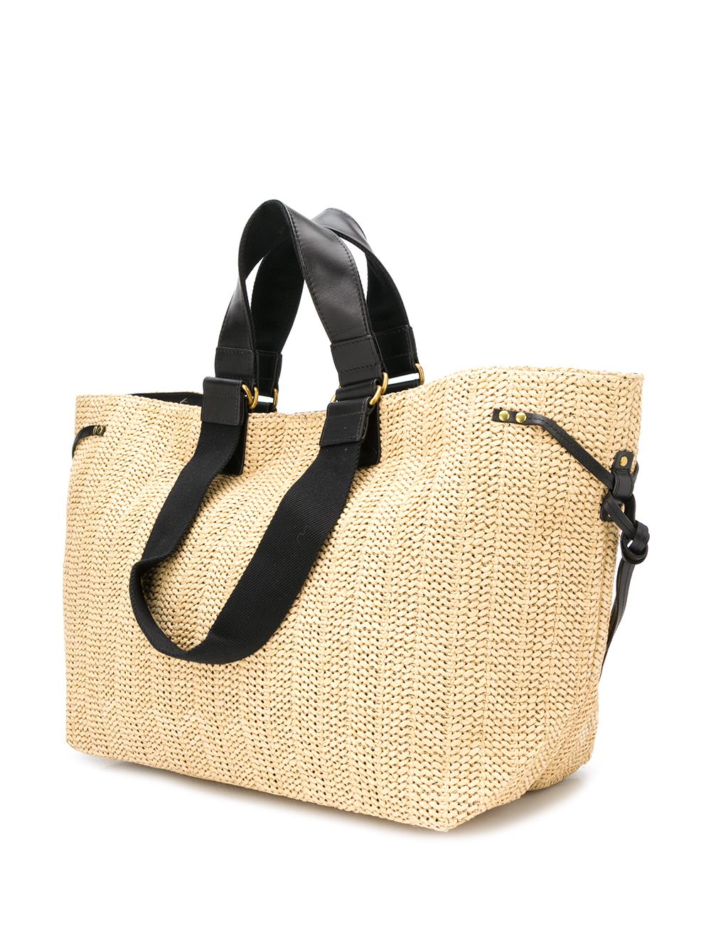 фото Isabel marant magnetic fastening straw tote