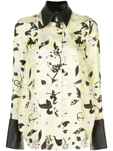 Ellery floral print blouse