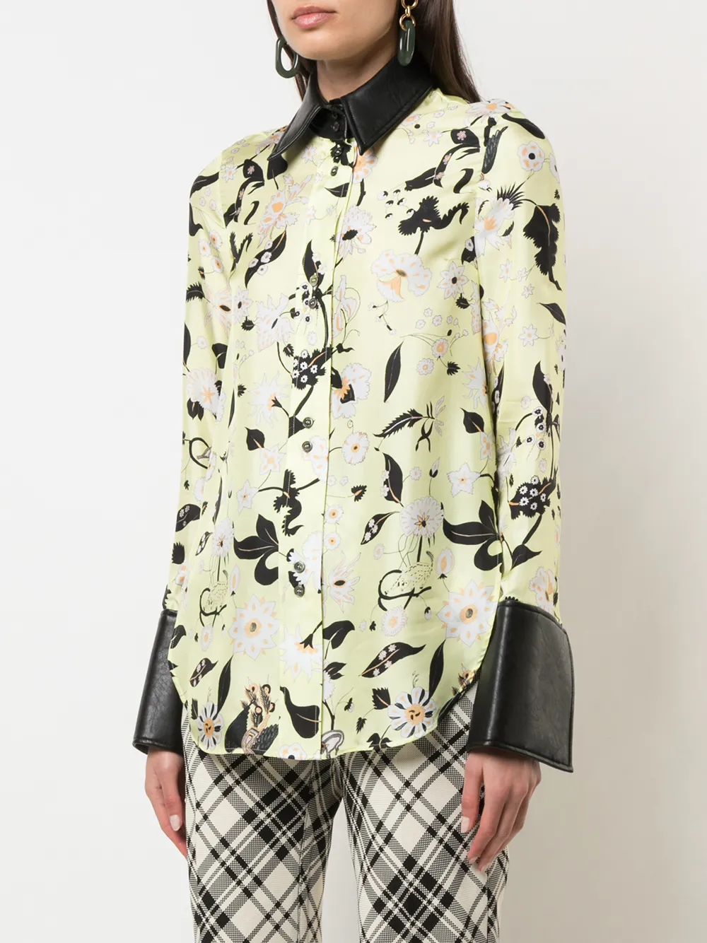  Ellery Bluse Mit Blumen Print   Gelb 