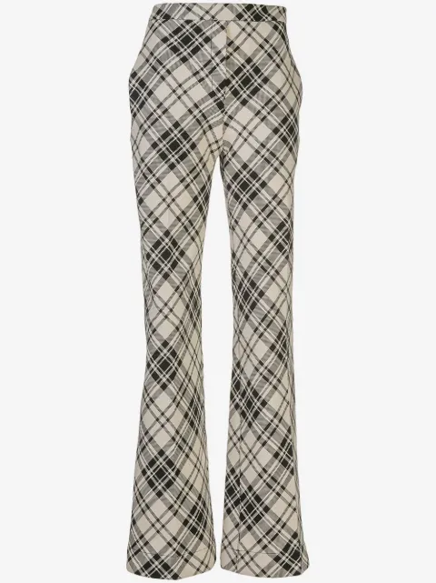 Ellery チェック フレアパンツ