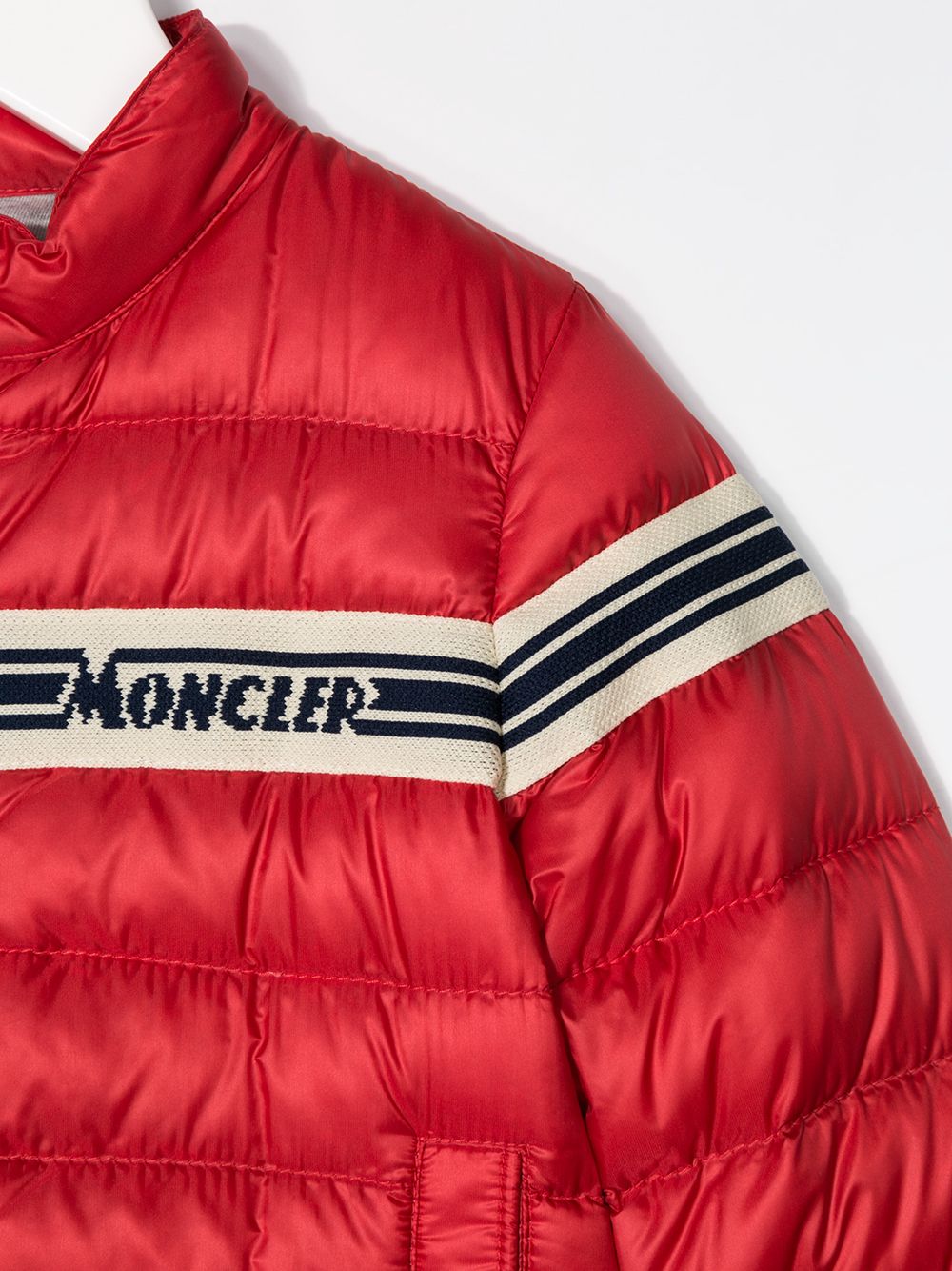 фото Moncler kids пуховик с логотипом