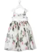 الصورة 1 من Dolce & Gabbana Kids فستان بطبعة ورد