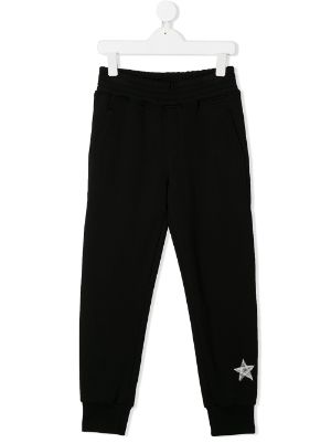 boys black tracksuit bottoms