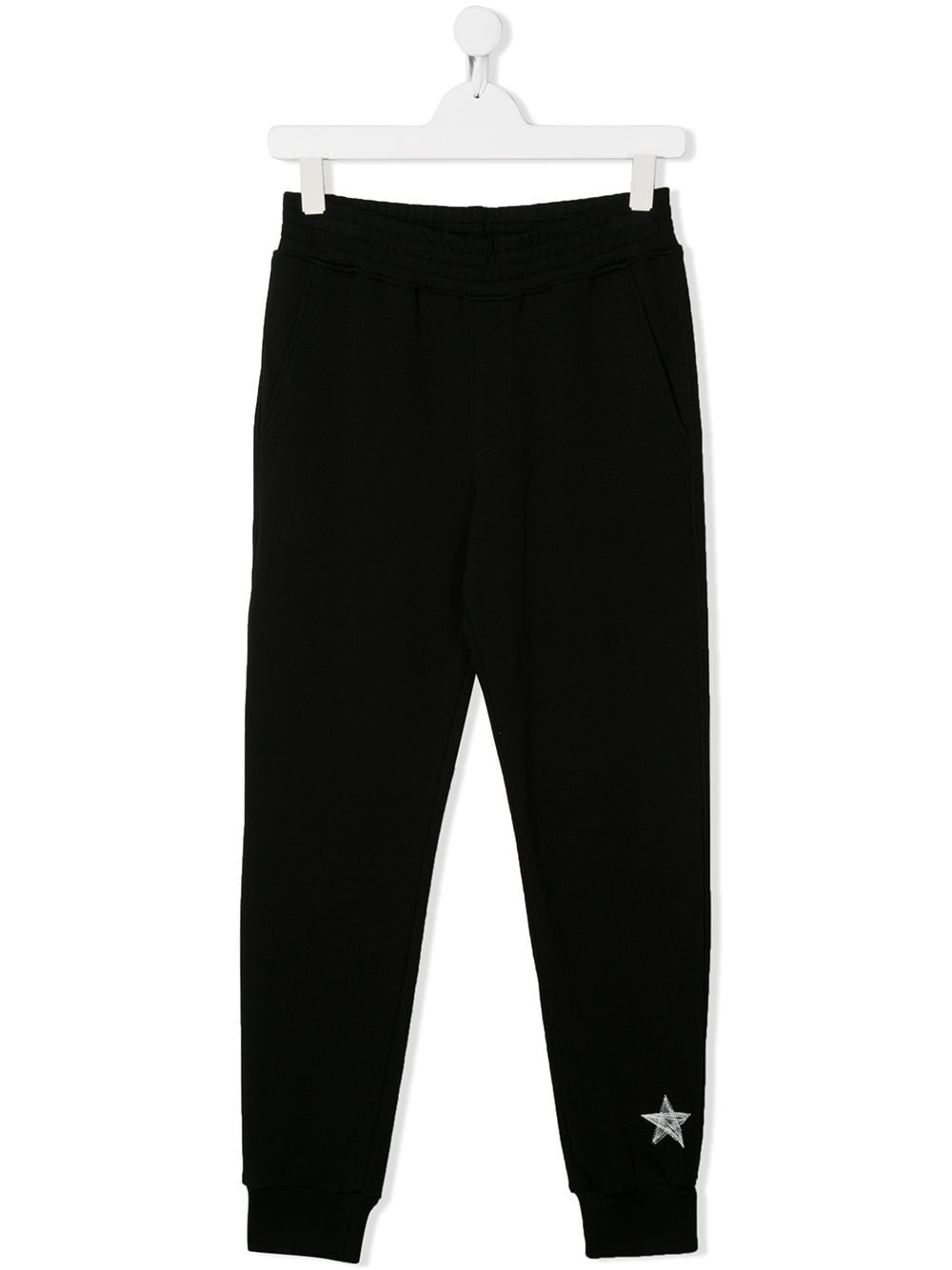 Neil Barrett Teen Star Track Pants In 黑色