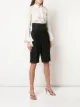 Khaite pleated high-waisted shorts