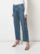 KHAITE Cropped-Jeans im Distressed-Look
