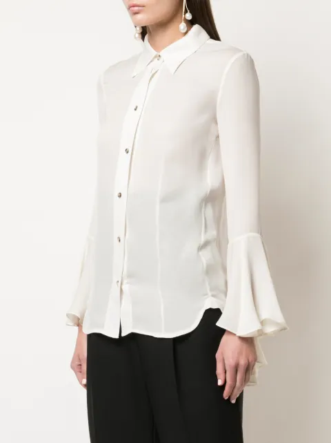 khaite white blouse