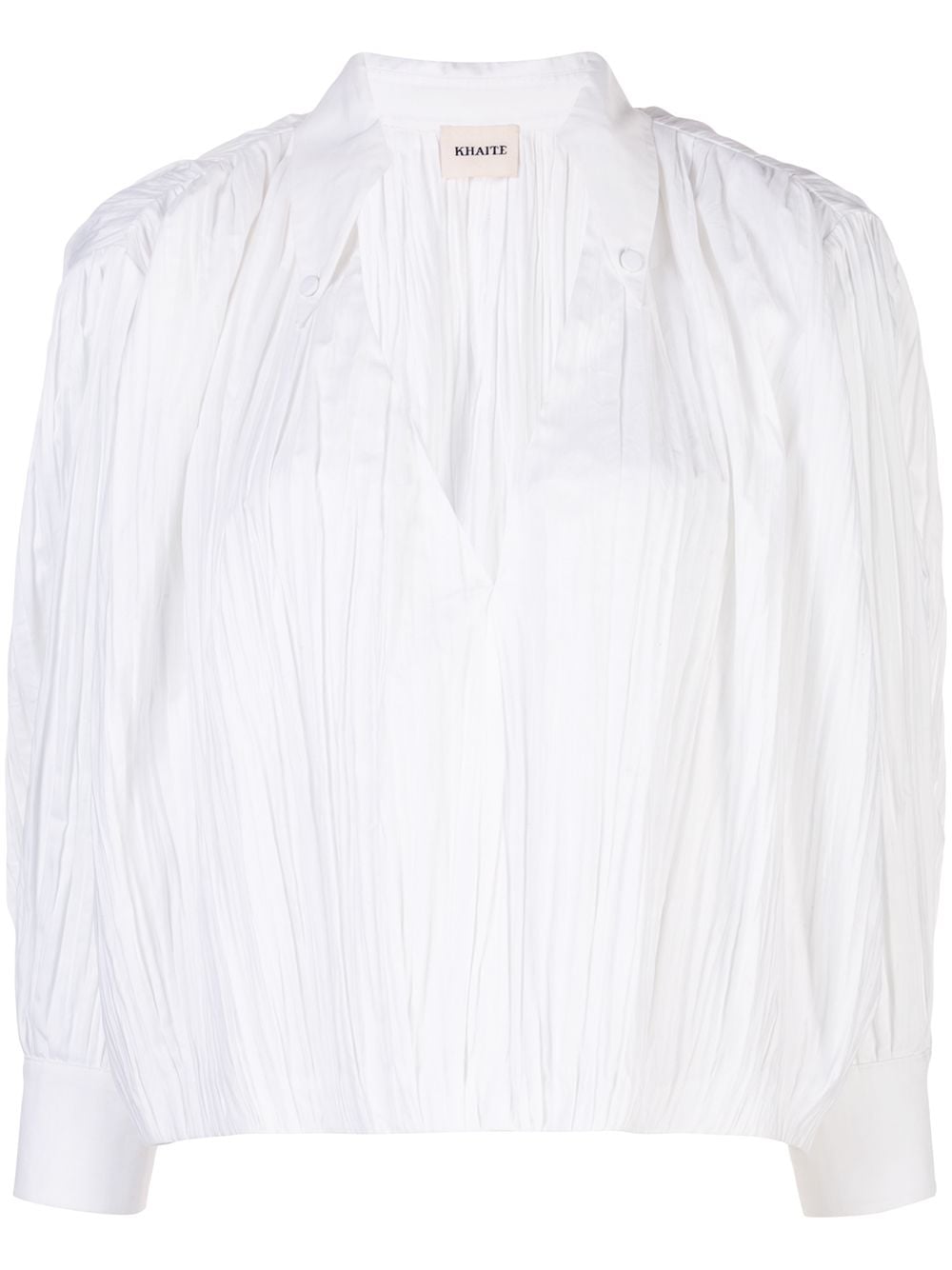 KHAITE MALONE COCOON BLOUSE 