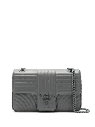 prada diagramme crossbody bolsa