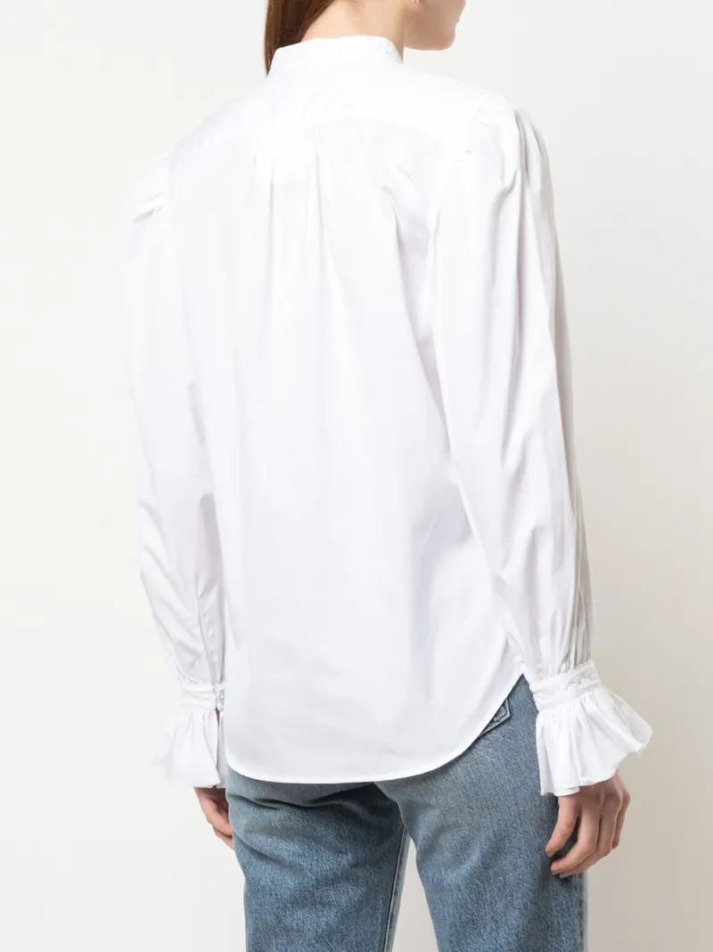 ralph lauren ruffle shirt