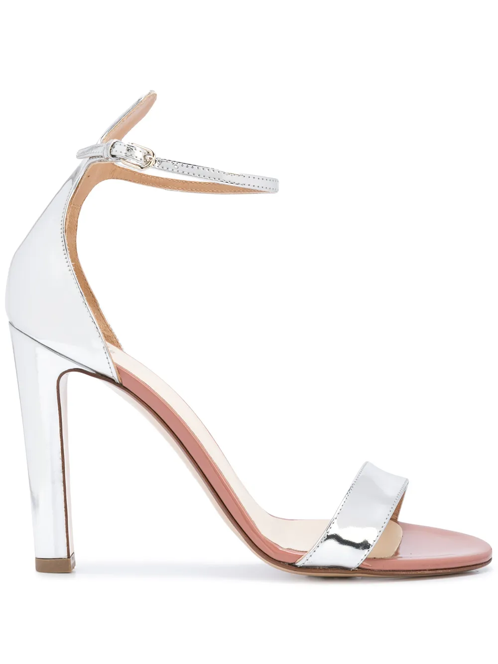 metallic chunky sandals