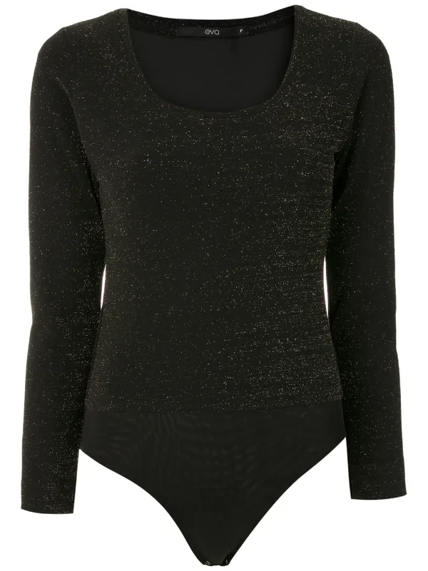 Black glitter bodysuit Clearance