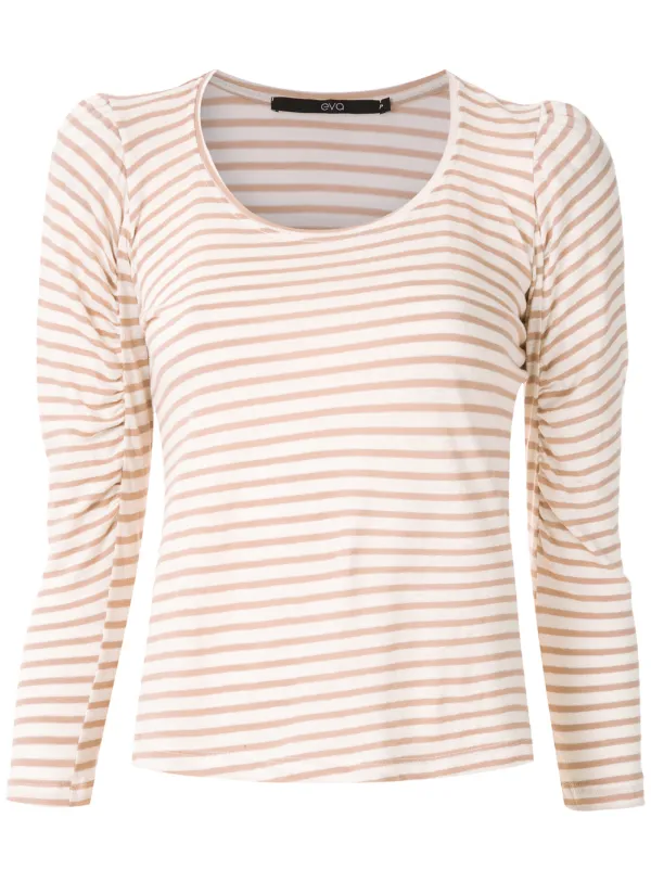 ruched sleeve blouse