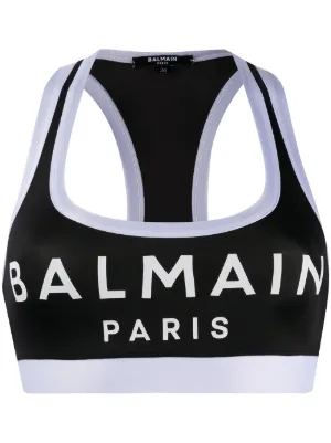 Balmain صدرية رياضية بشعار الماركة