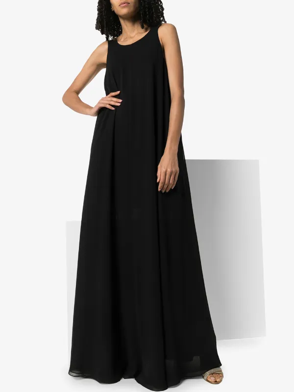 trapeze maxi dress