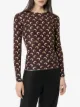 Marine Serre Crescent Moon print jersey top