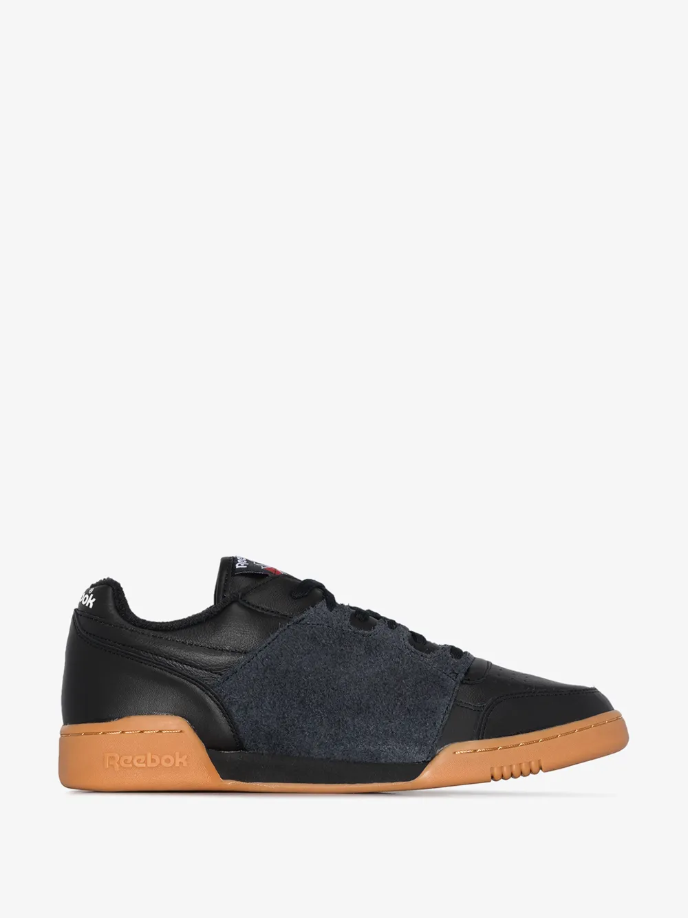 Reebok X Nepenthes Black Workout Leather Sneakers In Black