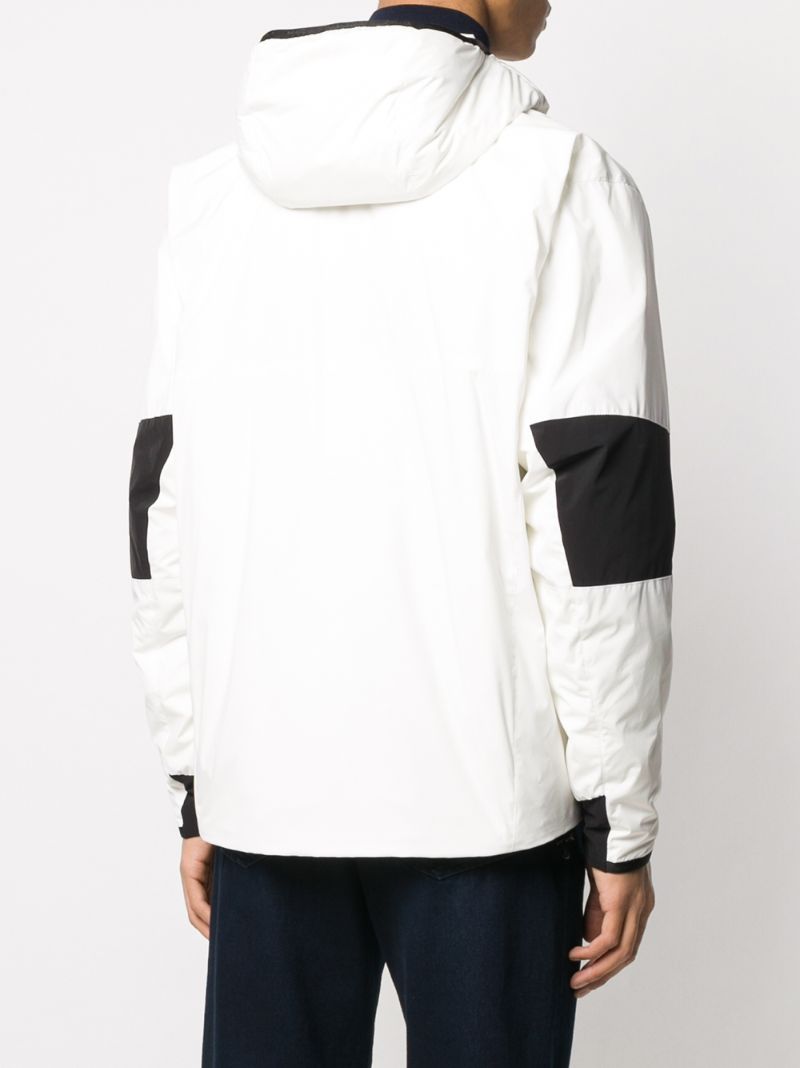 Shop Moncler Hooded Jacket In White