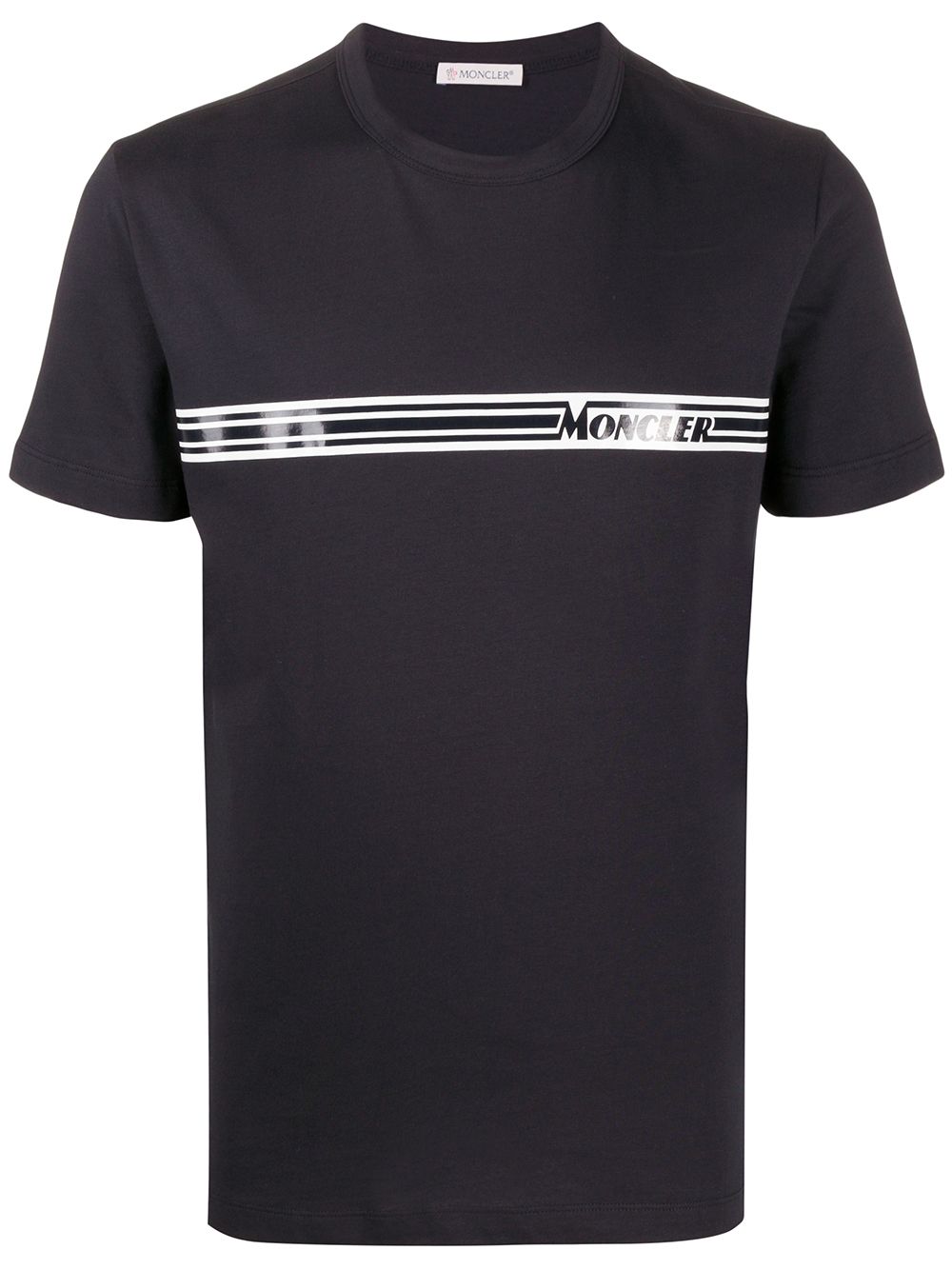 Moncler Striped Logo T-shirt - Farfetch
