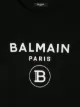 Balmain Kids TEEN logo print crew neck T-shirt