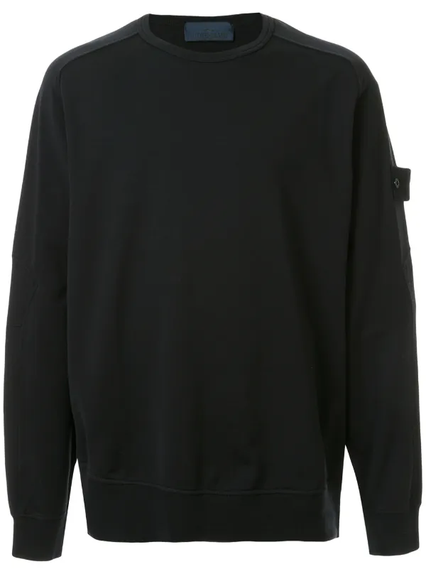 stone island crew neck sweatshirt