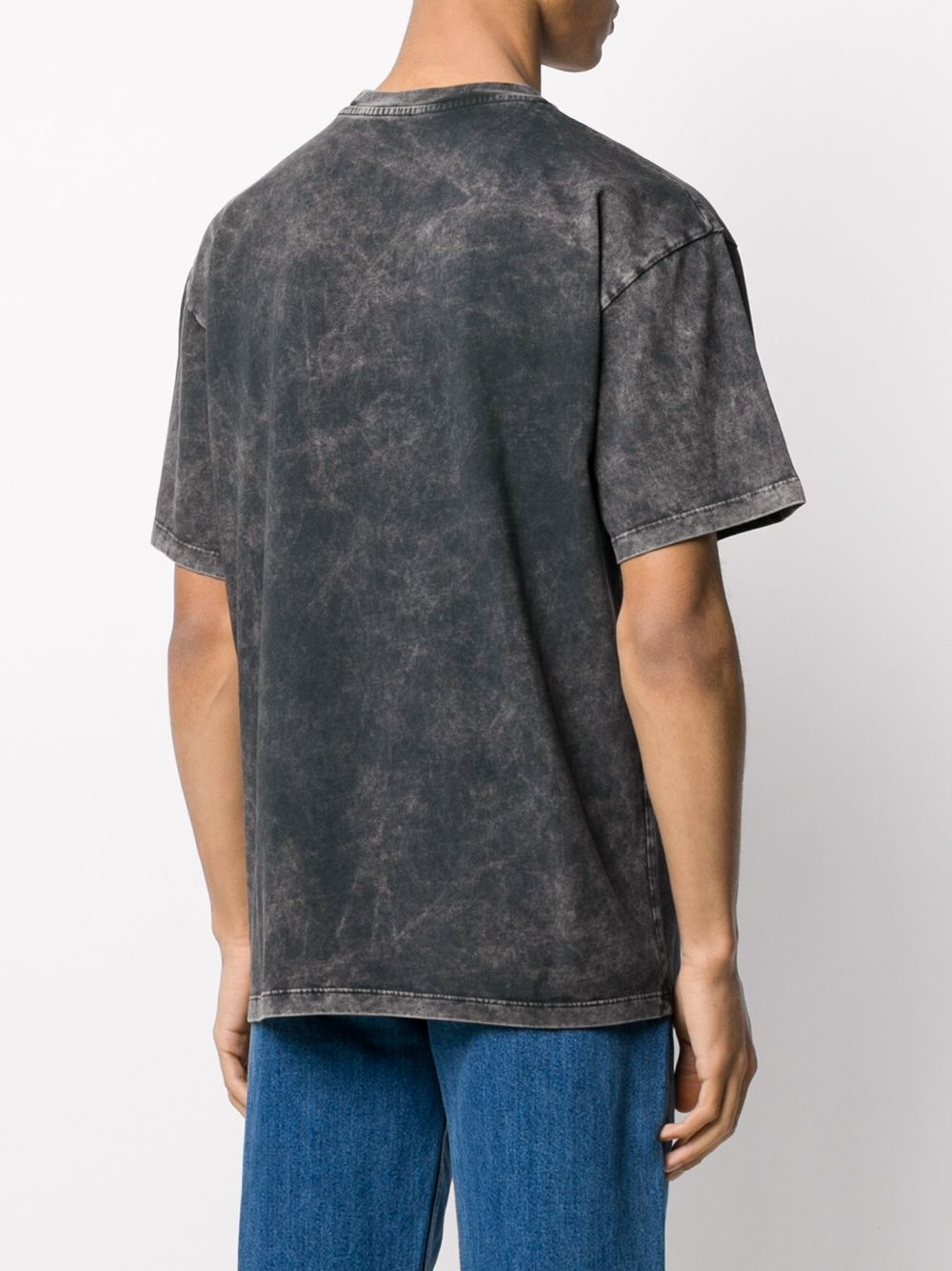 фото Aries faded logo print t-shirt