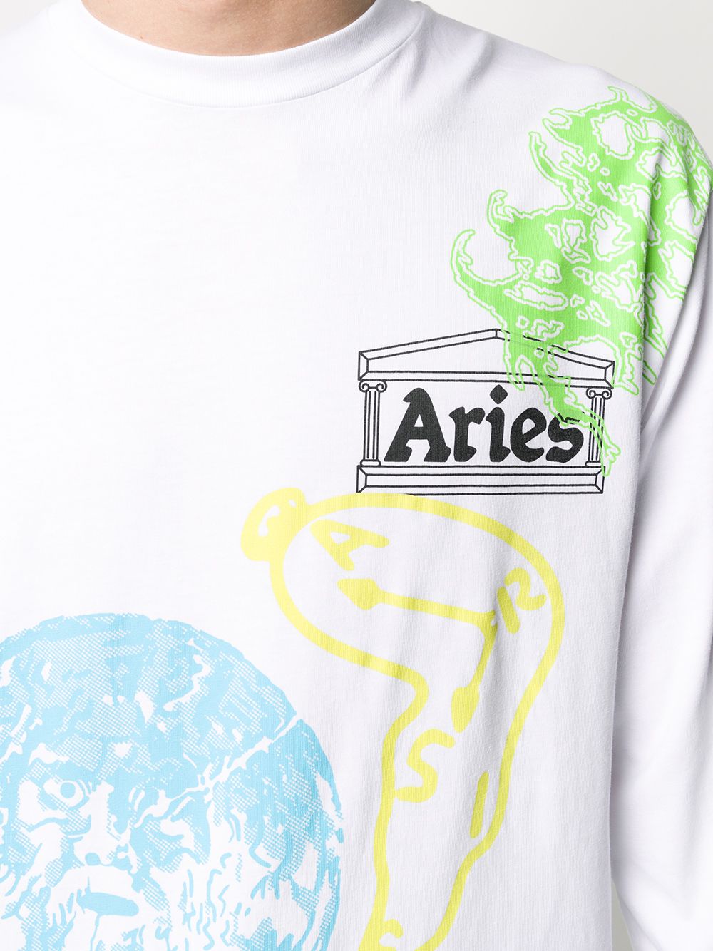 фото Aries graphic print logo t-shirt