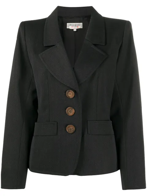 Saint Laurent Pre-Owned chamarra con botones