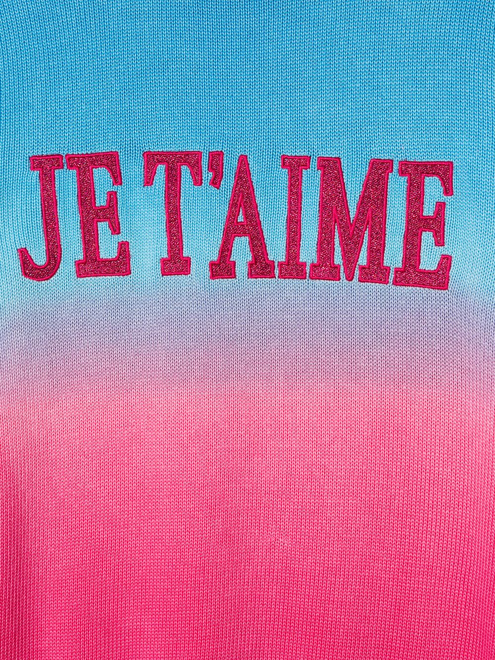 фото Alberta ferretti kids je t'aime jumper